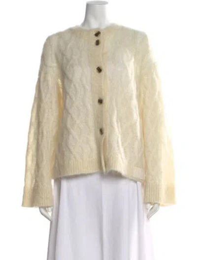 Pre-owned Remain Birger Christensen Mohair Crew Neck Sweater In Neutral