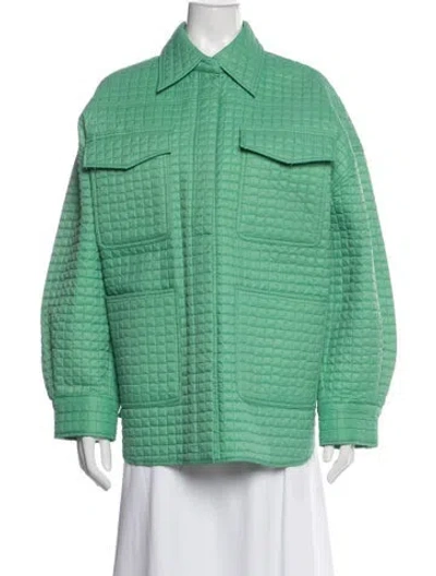 Pre-owned Remain Birger Christensen Nylon Jacket In Green