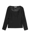 Remain Birger Christensen Remain By Birger Christensen Open Neck Fitted Woven Jacket