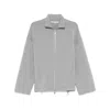 Remain Birger Christensen Zipped Fleece Jacket In Grey