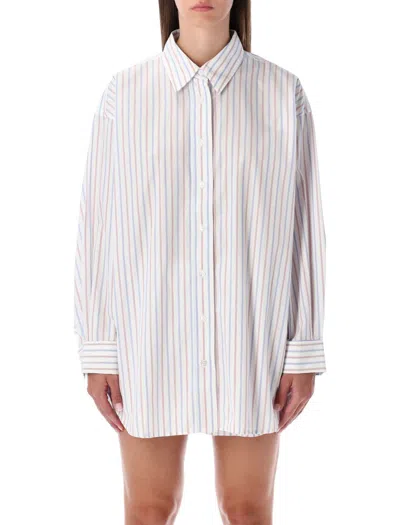 REMAIN BIRGER CHRISTENSEN REMAIN BIRGER CHRISTENSEN OVERSIZED MULTICOLOR STRIPED SHIRT