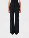 Remain Birger Christensen Dual Waistband Trousers Featuring Back Pockets In Black