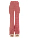 Remain Birger Christensen Soleima Knit Pants Magenta In Pink