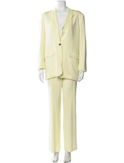 Pre-owned Remain Birger Christensen Pantsuit In Yellow