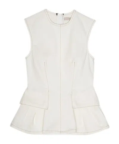 Remain Birger Christensen Peplum Denim Top