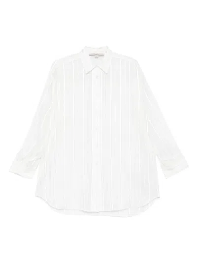 Remain Birger Christensen Pinstripe Button-down Shirt In White
