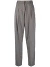 Remain Birger Christensen Pleat-detailing Tailored Trousers In Grey