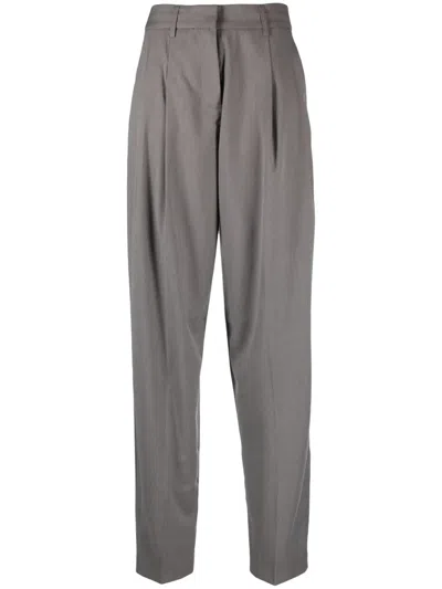 Remain Birger Christensen Pleat-detailing Tailored Trousers In Grey