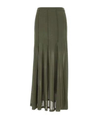Remain Birger Christensen Pleated Mesh Skirt