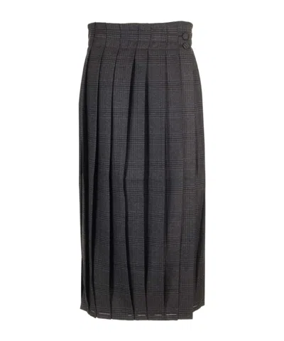 Remain Birger Christensen Pleated Midi Skirt