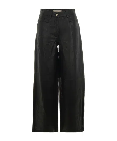 REMAIN BIRGER CHRISTENSEN PLEATED PATCHWORK CASUAL PANTS
