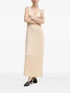 Remain Birger Christensen Pleated Sleeveless Maxi Dress In White
