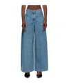 Remain Birger Christensen Pleated Zipper Jeans Pants In Blue