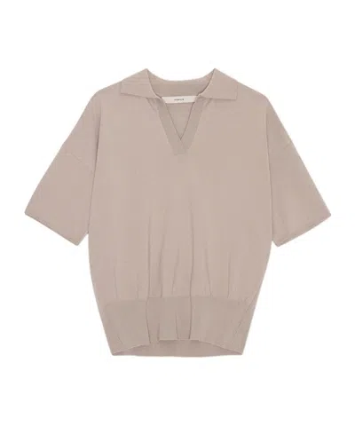 REMAIN BIRGER CHRISTENSEN POLO-NECK KNITTED TOP