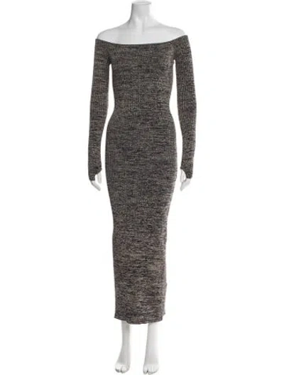 Pre-owned Remain Birger Christensen Printed Long Dress In Multicolor