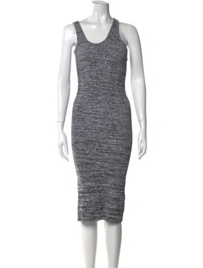 Pre-owned Remain Birger Christensen Printed Midi Length Dress In Multi