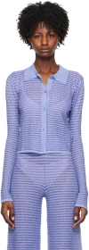 Remain Birger Christensen Purple Button-up Cardigan In 17-3612 Orchid Mist