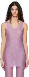 Remain Birger Christensen Top In 15-3716 Purple Rose