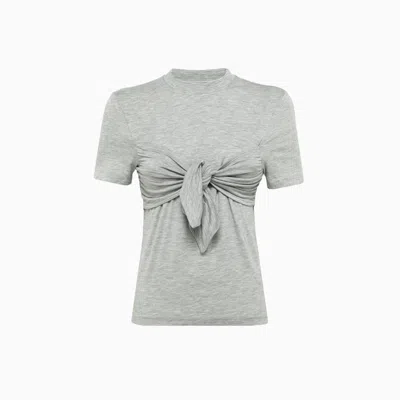 Remain Birger Christensen Remain Knot T-shirt In Grey