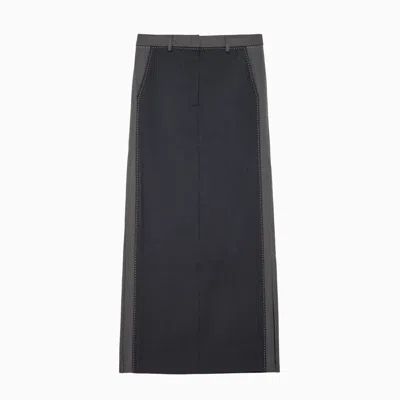 Remain Birger Christensen Remain Longuette Skirt In Grey