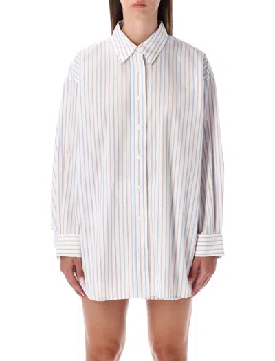 REMAIN BIRGER CHRISTENSEN REMAIN OVERSIZED MULTICOLOR STRIPED SHIRT