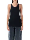 Remain Birger Christensen Top Remain Woman Color Charcoal In Gold