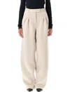 Remain Birger Christensen Remain Soft Cocoon Pants In Gold