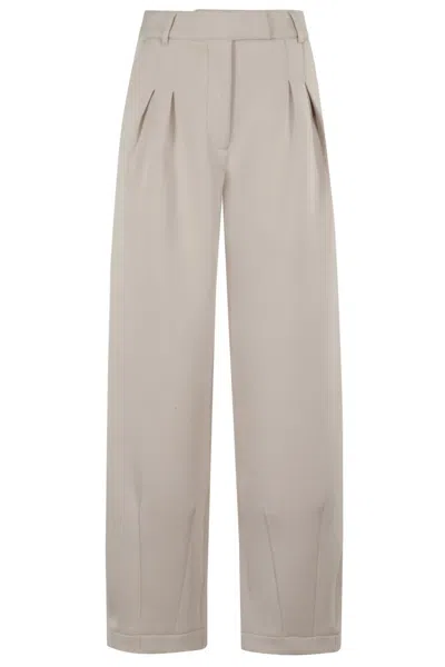 Remain Birger Christensen Remain Soft Cocoon Pants In Neutral