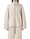 Remain Birger Christensen Remain Soft Zipped Jacket In Gray