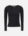 Remain Birger Christensen Long Sleeved Jersey Top In Black