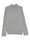 Remain Birger Christensen Roll-neck Sweater In Gray