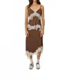Remain Birger Christensen Rue Lace Cami In Cola In Brown