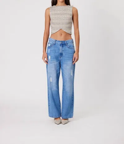 Remain Birger Christensen Sawyer Sleeveless Crop Top In Oat Tweed