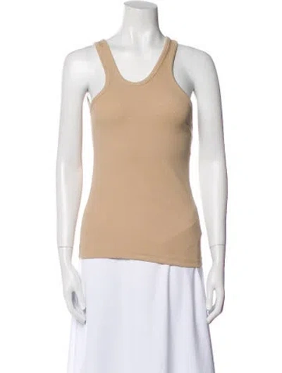 Pre-owned Remain Birger Christensen Scoop Neck Sleeveless Top In Neutral