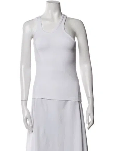 Pre-owned Remain Birger Christensen Scoop Neck Sleeveless Top In Neutrals