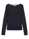 Remain Birger Christensen Scoop-neck Top In Black