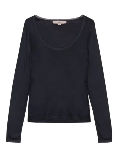 Remain Birger Christensen Scoop-neck Top In Black