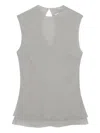 Remain Birger Christensen Sleeveless High-neck Top In Gray
