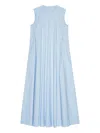 Remain Birger Christensen Sleeveless Maxi Dress In Blue