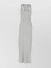 Remain Birger Christensen Sleeveless Maxi Dress Mesh Trim