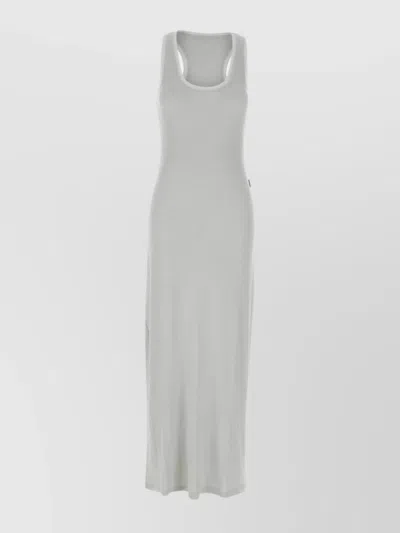 Remain Birger Christensen Sleeveless Maxi Dress Mesh Trim