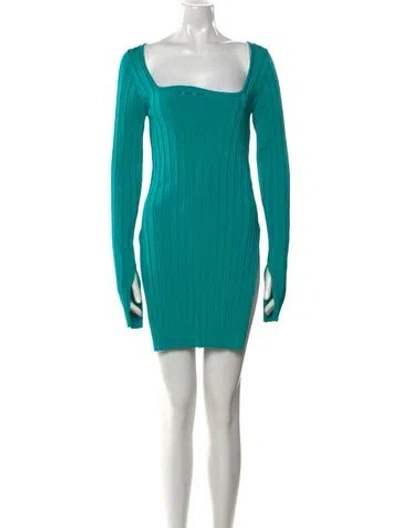 Pre-owned Remain Birger Christensen Square Neckline Long Sleeve Tunic In Multi