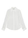 Remain Birger Christensen Striped Fitted Shirt In White