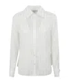 Remain Birger Christensen Striped Shirt In White