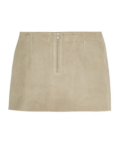 Remain Birger Christensen Suede Mini Skirt