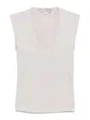 Remain Birger Christensen Elisa Knitted Top In Grey