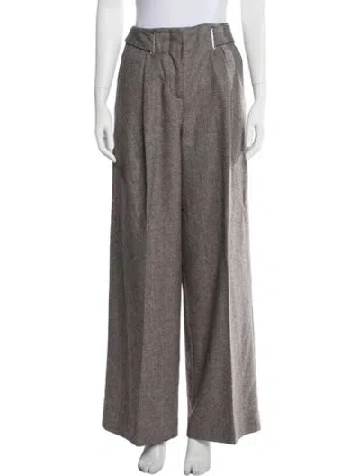 Pre-owned Remain Birger Christensen Tweed Pattern Wide Leg Pants In Multicolor