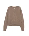 Remain Birger Christensen Maglia V-neck Brown In Brown
