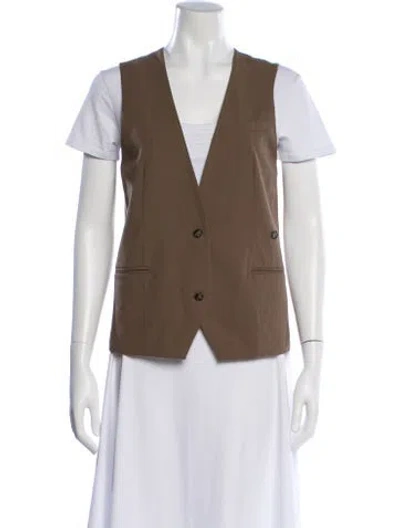 Pre-owned Remain Birger Christensen Vest In Brown