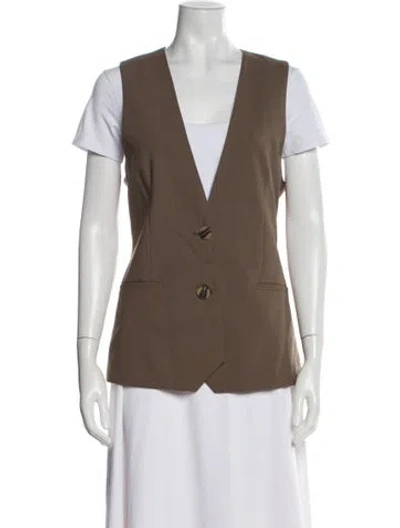 Pre-owned Remain Birger Christensen Vest In Brown